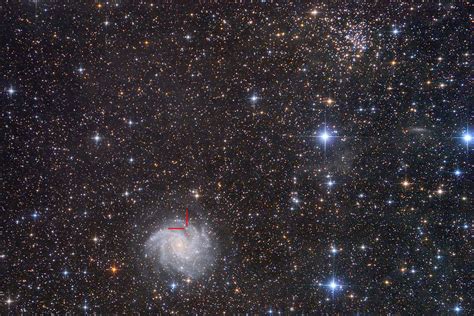 Cúmulo De Estrellas Galaxia Espiral Supernova
