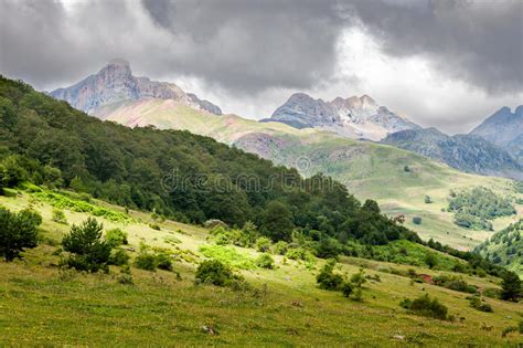 Pyrenees Mountains Landscape Stock Photo Image Of Spain Countryside