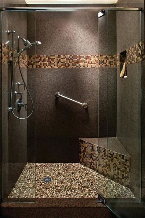Bathroom stone shower river rock mosaic tile stacked stone bathroom walls glass top bathroom vanity glass countertops bathroom vanity porcelain shower tiles unique bathroom design ideas river rock. River Rock Bathroom Tile Home Design Ideas Bathroom Best ...
