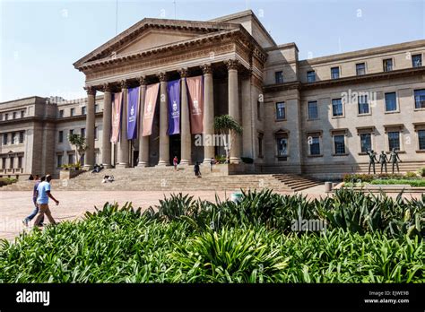 Johannesburg South Africa African Braamfontein Wits University Stock