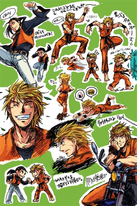 Ryou Sakazaki And Robert Garcia The King Of Fighters And More Drawn