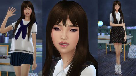 Sims 4 Korean Sim Sims 4 Sims 4 Custom Content Sims Gambaran