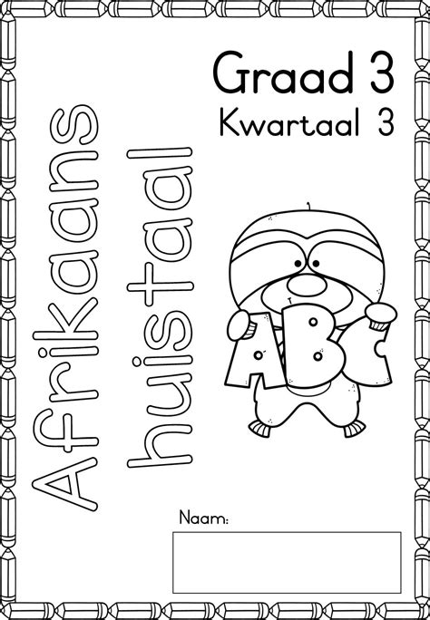 Afrikaans Huistaal Boek Graad 3 Kwartaal 3 Teacha