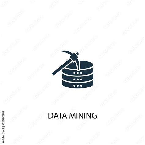 Data Mining Creative Icon Simple Element Illustration Data Mining