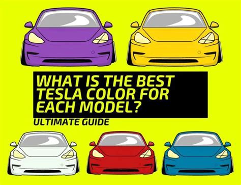 What Is The Best Tesla Color For Each Model Ultimate Guide