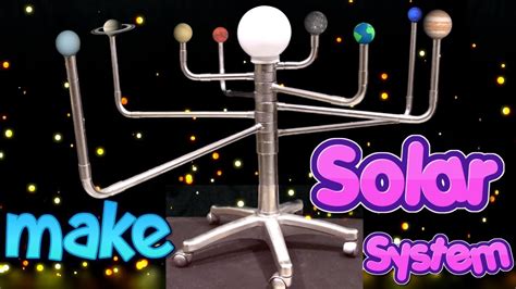 How To Make Working Solar System 3d Model For School