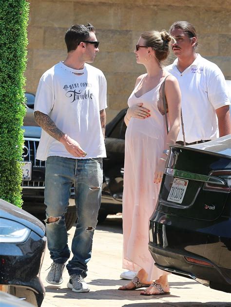 Between a victoria's secret angel and one of people's sexiest men alive, behati prinsloo and adam levine are definitely one of the hottest celebrity couples out there. pregnant-behati-prinsloo-at-nobu-restaurant-in-los-angeles ...