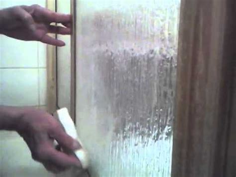 Spots are typically caused by mineral buildup from hard water; How To Clean Glass Shower Doors & Remove Rust Stains and ...