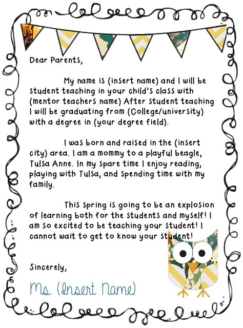 15 Brilliant Examples Of Teacher Introduction Letters To Parents