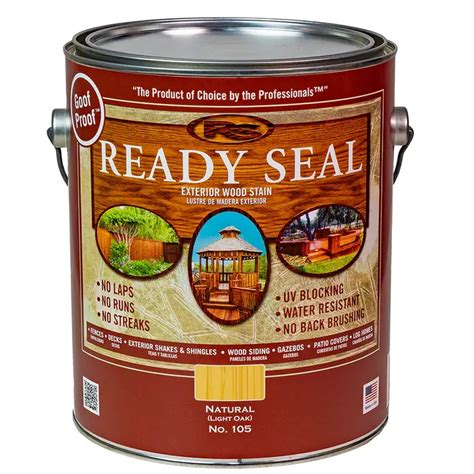 Ready Seal Ready Seal Wood Stain And Sealer Natural Light Oak 105