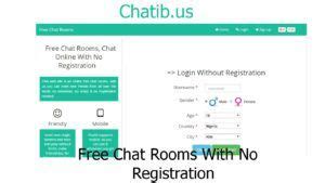 Chatib - Free Chat Rooms With No Registration | www.chatib.us - Kikguru | Free chat, Free online ...