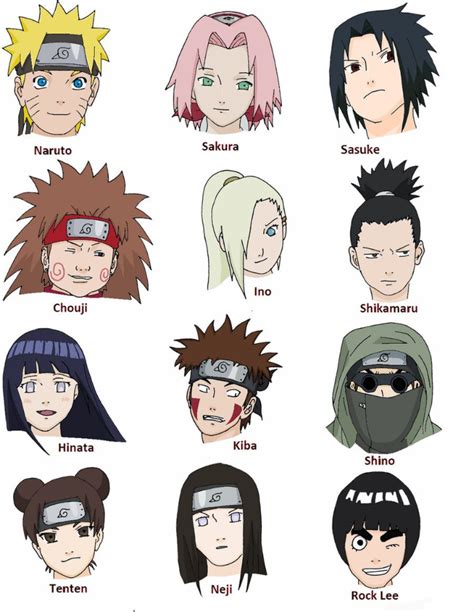 Naruto Characters And Names Em 2023 Tatuagens De Anime Anime