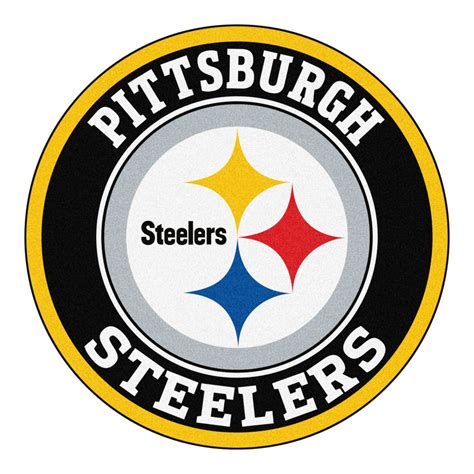 Nfl Pittsburgh Steelers Roundel Mat 27 Diameter Pittsburgh