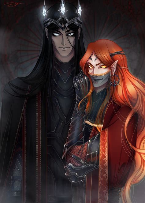 Melkor And Sauron By Ayamekure On Deviantart
