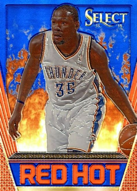 Sports Card Investor Kevin Durant 2013 Select Red Hot Blue 13 Price