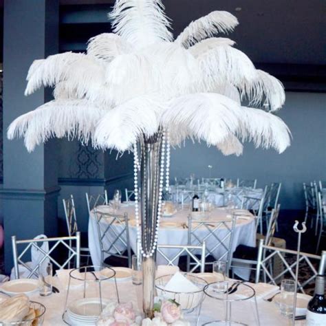 12 Pack White Natural Plume Real Ostrich Feathers Diy Centerpiece