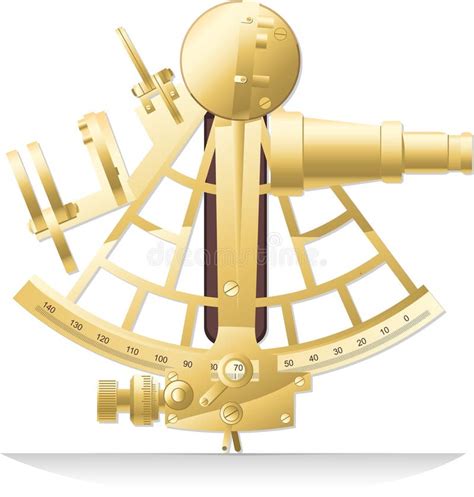 vecteur maritime marin antique d outil de sextant illustration de vecteur illustration du