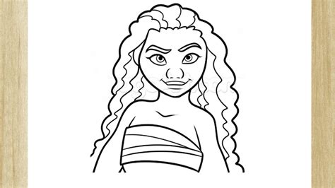 All the best moana sketch 35+ collected on this page. HOW TO DRAW MOANA /// COMO DESENHAR A PRINCESA MOANA - YouTube