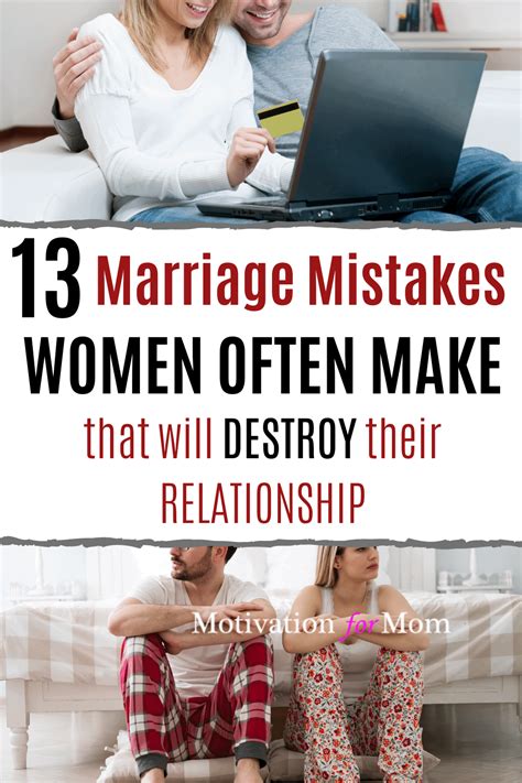 13 Biggest Relationship Mistakes Women Make Motivation For Mom