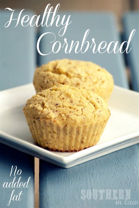 Vegan cornbread recipe, healthy cornbread. Southern In Law: Recipe: Healthy Cornbread Muffins