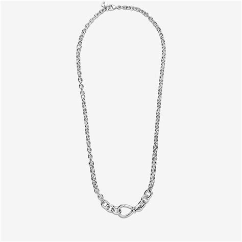 Chunky Infinity Knot Chain Necklace