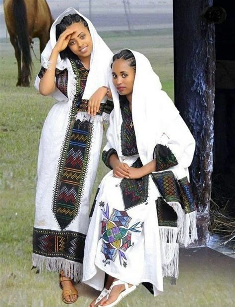 Wollo Amhara Traditional Dress Ethiopian Clothing Ethiopian Dress