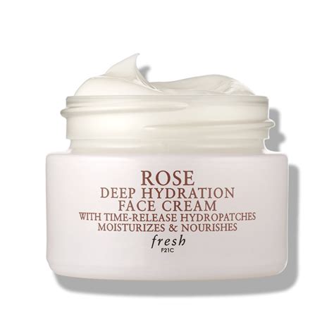 Fresh Rose Deep Hydration Face Cream Natural Face Cream 15ml Fresh