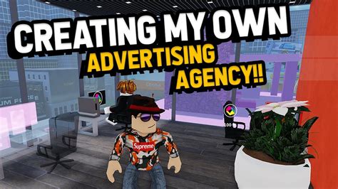 Creating A Roblox Advertising Agency 👀🚀 Youtube