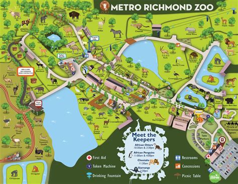 Map Metro Richmond Zoo