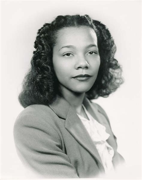 the picture featured above is of coretta scott king in her early to mid twenties
