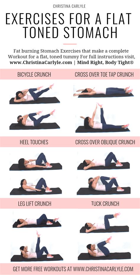The Best Stomach Exercises For A Tight Flat Toned Tummy Artofit