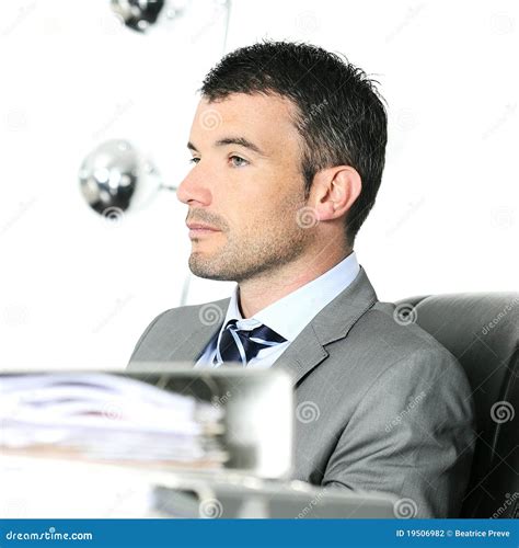 Serious Businessman Stock Photo Image Of Caucasian Creative 19506982