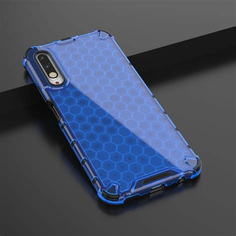 For Huawei Honor 9x 9x Pro Shockproof Honeycomb Pc Tpu Case Blue