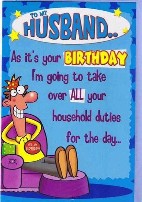 Therefore, we have prepared a list of the best happy birthday wishes for husband with love from wife, to make it easier for you to undress your. Funny Happy Birthday Wishes For Husbands | Birthday wish ...