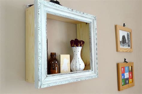 Diy Shelves Of Old Picture Frames Beautyharmonylife Old Picture