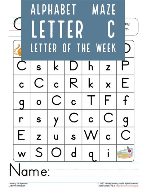 Pin On Alphabet Worksheets Primarylearning