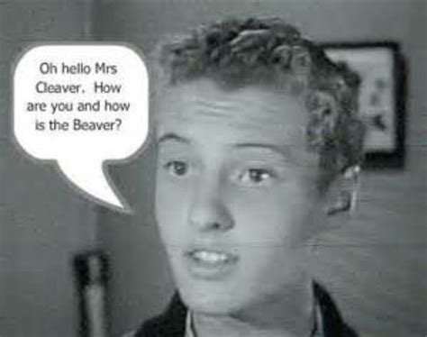 Eddie Haskell Leave It To Beaver Beaver Quotes Book Humor