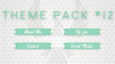 Twitch Panel Theme Pack 12complete Album Here Behance