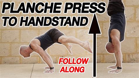 Planche Press To Handstand Tutorial Follow Along Training Youtube