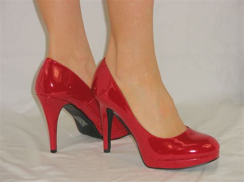 Round Toe High Platform Stiletto Pumps Comfy Well Fitting Heels Ebay