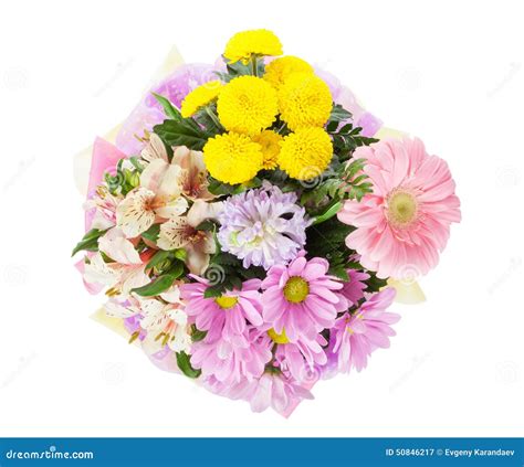 Colorful Flowers Bouquet Stock Image Image Of Bright 50846217