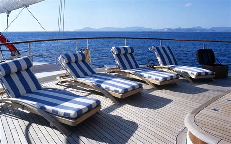 90m Custom Sailing Yacht Sun Deck Sunbathing Area Luxury Yacht