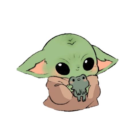 Baby Yoda Baby Yoda Cartoon Baby Yoda Art Yoda Art