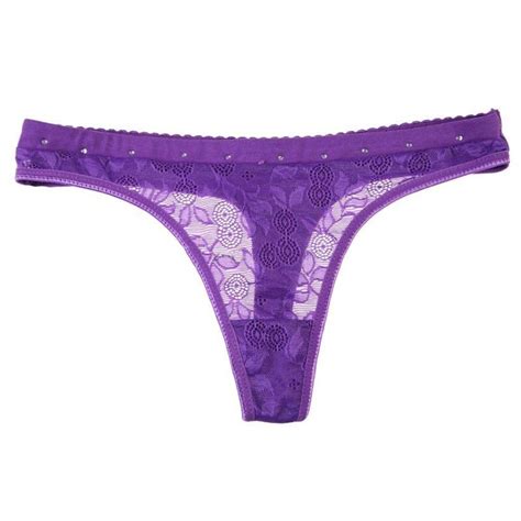 Seamless Panties Breathable Thongs G String Women Sexy Cotton Lace