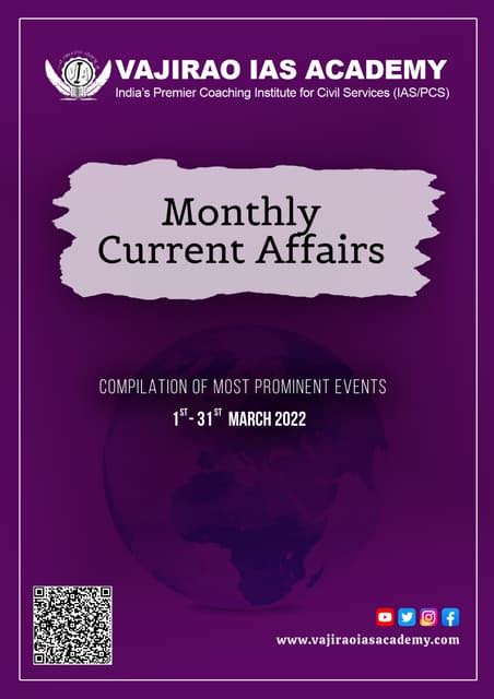 Upsc Monthly Current Affairs Magazine March 2022 Pdf