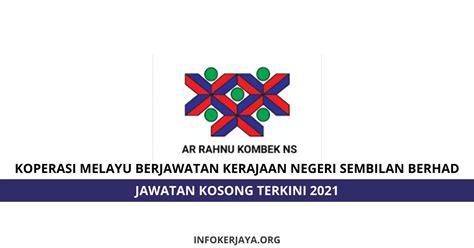 Jawatan Kosong Koperasi Melayu Berjawatan Kerajaan Negeri Sembilan