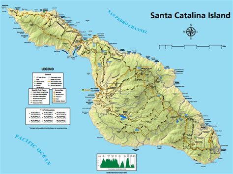 Catalina Island Camping Map