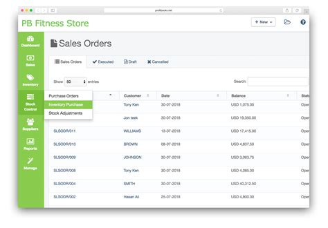Accounting software with inventory control - QuyaSoft