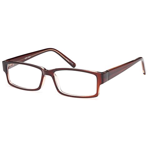 Unisex Eyeglasses 53 16 135 Brown Plastic