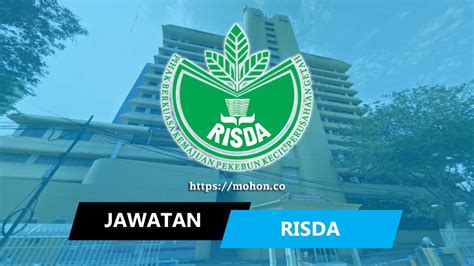 Warganegara malaysia yang berminat bekerja pihak berkuasa kemajuan pekebun kecil perusahaan getah (risda) dan berkelayakan dipelawa untuk memohon sekarang juga. Jawatan Kosong Terkini RISDA untuk Warganegara Malaysia